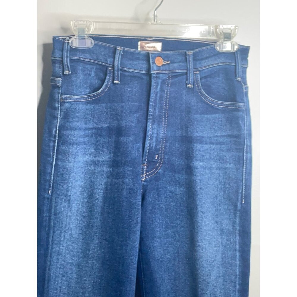 MOTHER The Hustler Ankle Fray Home Movies Size 27 NWT $228 Stretch - Picture 6 of 9